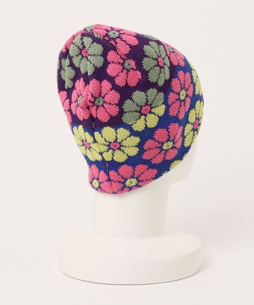 momentel 花柄デザイン ニットビーニー momentel 花柄デザイン ニット