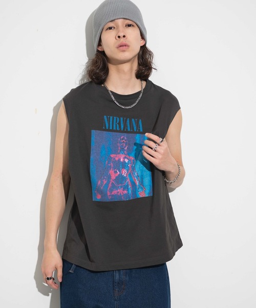 NIRVANA（ニルヴァーナ）の「WEGO/∴別注NIRVANAノースリーブ（タンク