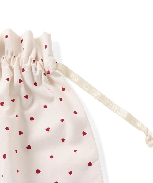 星・ストライプ・ハート柄巾着（中）（ラッピングキット）｜apres les