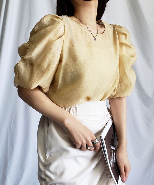 GRANCY シャーリングデザイン ノースリーブT Mサイズ GRANCY