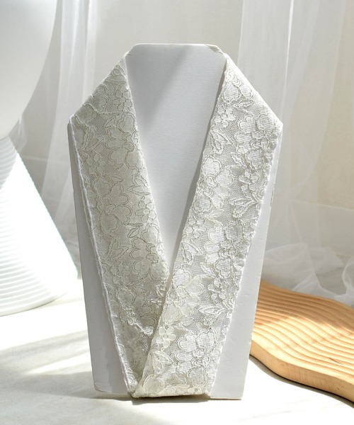 半衿 レース洋花 日本製（和装小物）｜utatane（ウタタネ）の