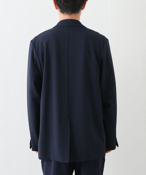 セール】【ATON / エイトン】WOOL OXFORD TAILORED JACKET（テーラード