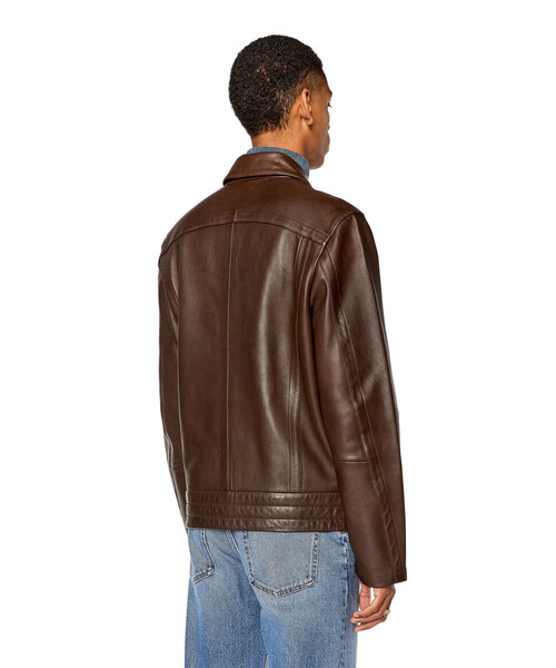 DIESEL（ディーゼル）の「メンズ レザー ジャケット（ライダース