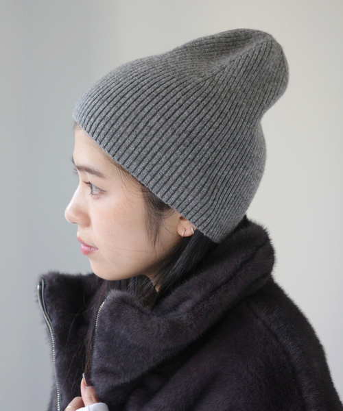 ウールカシミヤニットビーニー（ニットキャップ/ビーニー）｜AP STUDIO