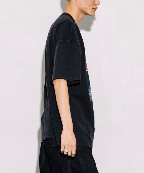 ローリングストーンズ ファイアー ベロT黒 ① ローリングストーンズ