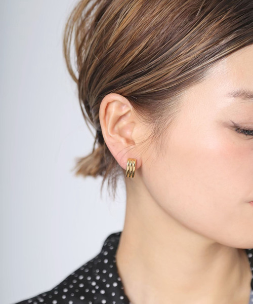 LAVER（ラバー）の「【LAVER/ラバー】HEART ピアス GOLD（両耳