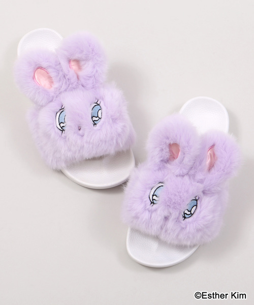 Esther Bunny フラットルームシューズ｜むにゅぐるみパティオ公式