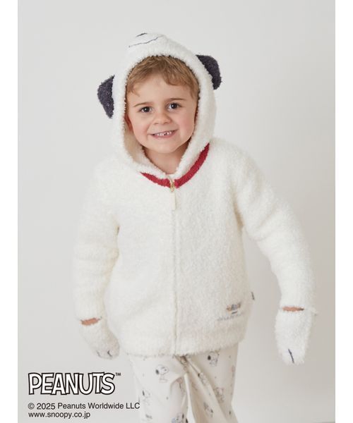 セール】【PEANUTS PUPPIES】【KIDS】スヌーピーパーカ（ルームウェア