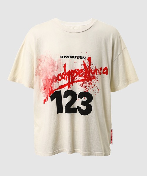 RRR-123（リヴィントンロイレビス）の「APOCALYPSE NUNCA SS TEE WHITE
