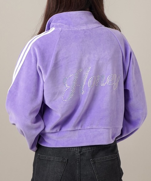 SPINNS（スピンズ）の「【セットアップ対応商品】HONEYロゴ ベロア素材