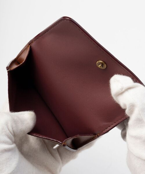 ミニ トライフォールド ウォレット・シグネチャー キャンバス（財布