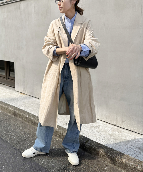 FRAMeWORK（フレームワーク）の「綿麻ポプリンコート（チェスター