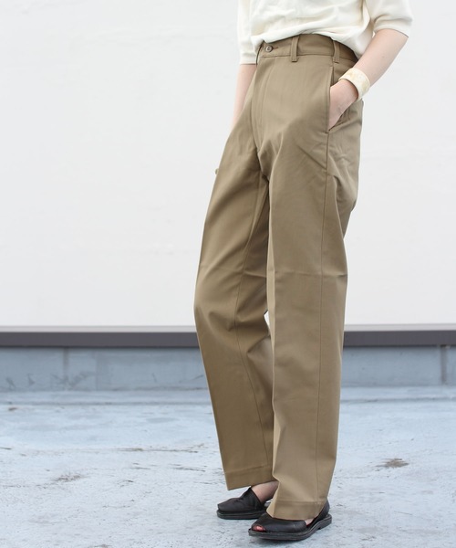 THE SHINZONE ハイウエストチノパン WASHED HIGH WAIST CHINO