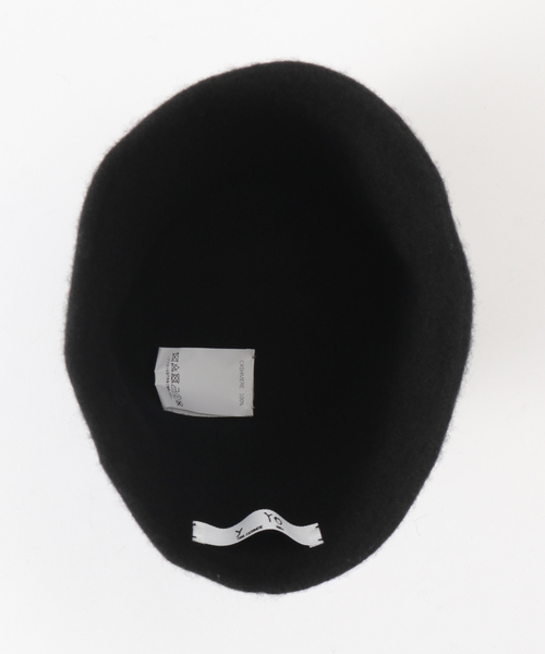 y YO（イーヨ） DAIANA hat ブラック カシミア ニット帽 y YO：Diana