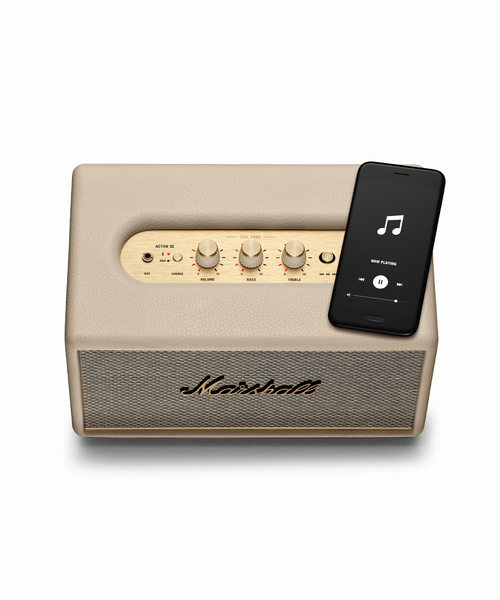新品MarshallスピーカーACTONクリーム4090987Bluetooth Marshall ACTON