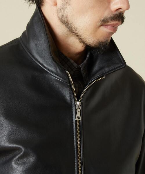 MEN'S MELROSE（メンズメルローズ）の「ラムレザーライダース