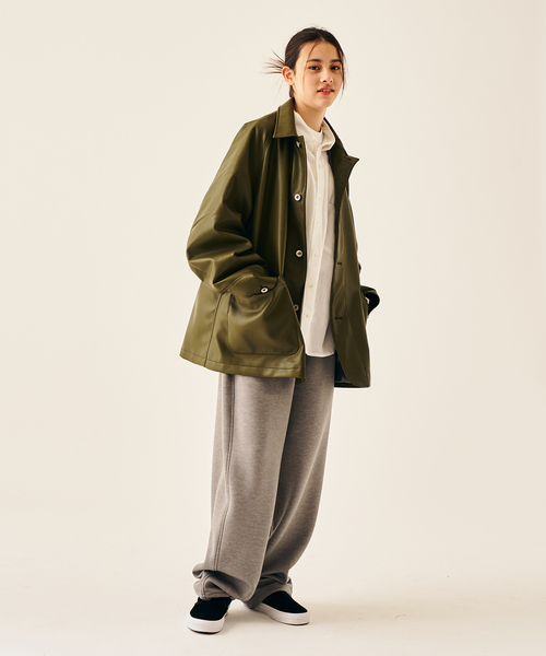 417 for one-seven EDIFICE キャメルレザージャケット L 417 for one