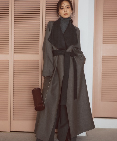 ROSSOショールオーバーコート アーバンリサーチロッソ ショール