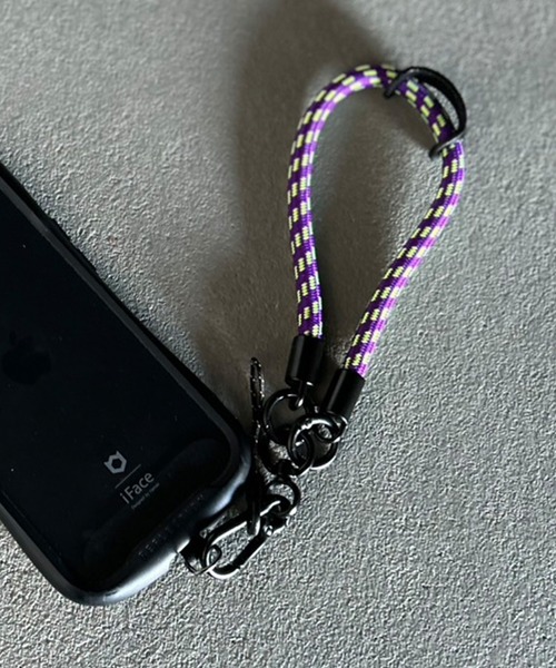 セール】【全14色】カラフル スマホ ハンドストラップ 無地 柄