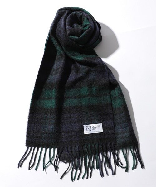 セール】【Johnstons】 100%ピュアカシミヤストールマフラー 100