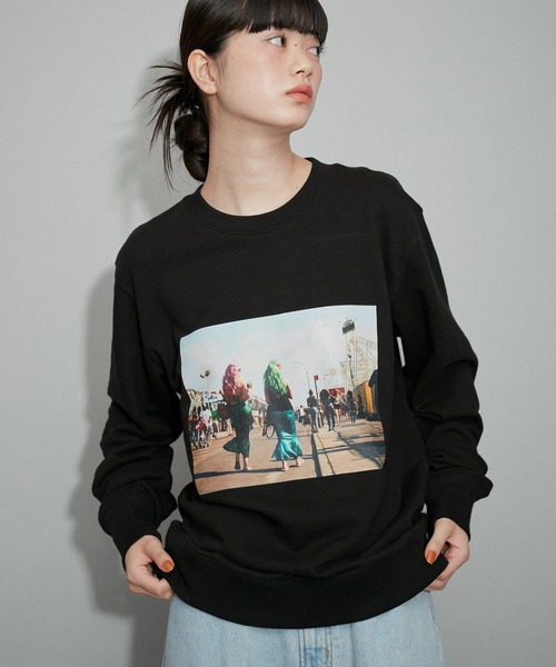 Oasis ADAM ET ROPE スウェット Lサイズ ブラック 限定 ADAM ET ROPE