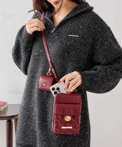 キルティングスマホショルダーバッグ（ショルダーバッグ）｜Chico