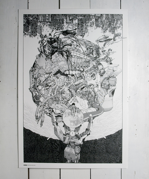 BEAMS T（ビームスティー）の「大友克洋GENGA展 x BEAMS / B1 POSTER