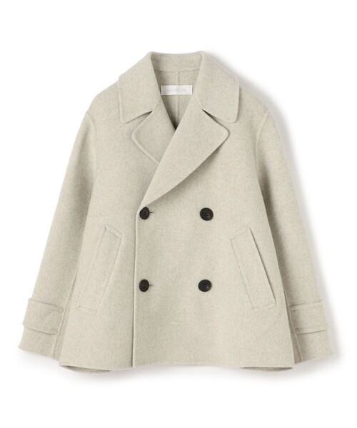 ウールカシミヤダブルフェイス Pコート（ピーコート）｜GALERIE VIE