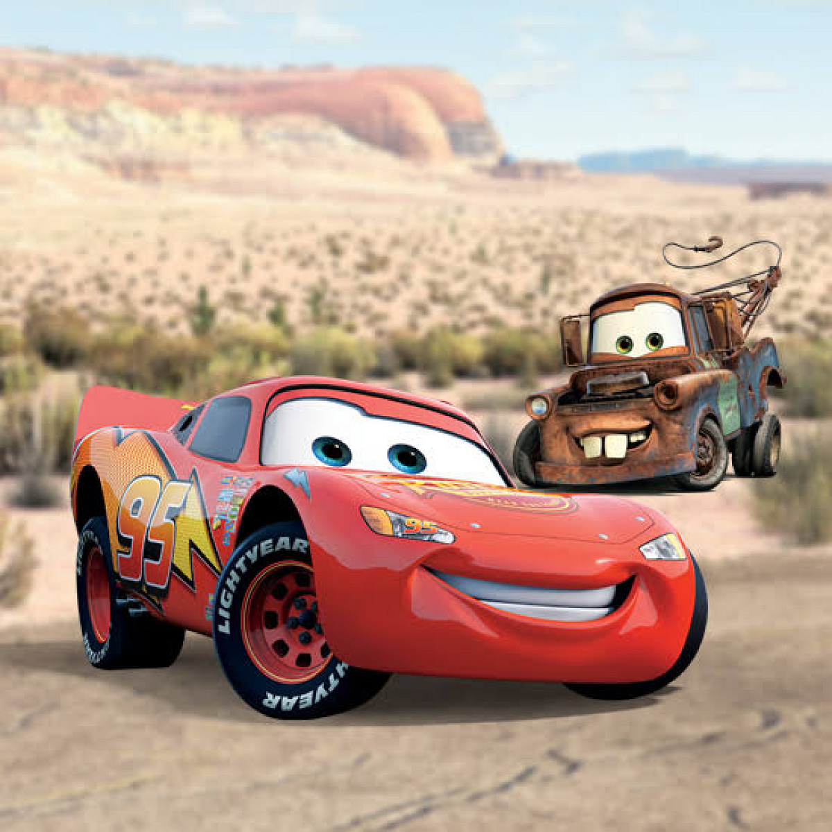 マックィーン（左）とメーター（右）| キャステル | CASTEL ディズニー情報