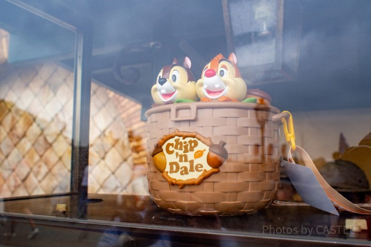 ダンボール発送 ディズニー チップとデール ポップコーンバケット 2個