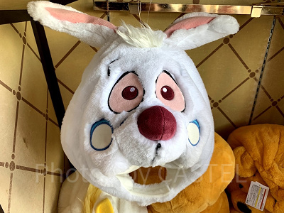 白うさぎ ファンキャップ 2個セット ディズニーフード付きマフラー特集