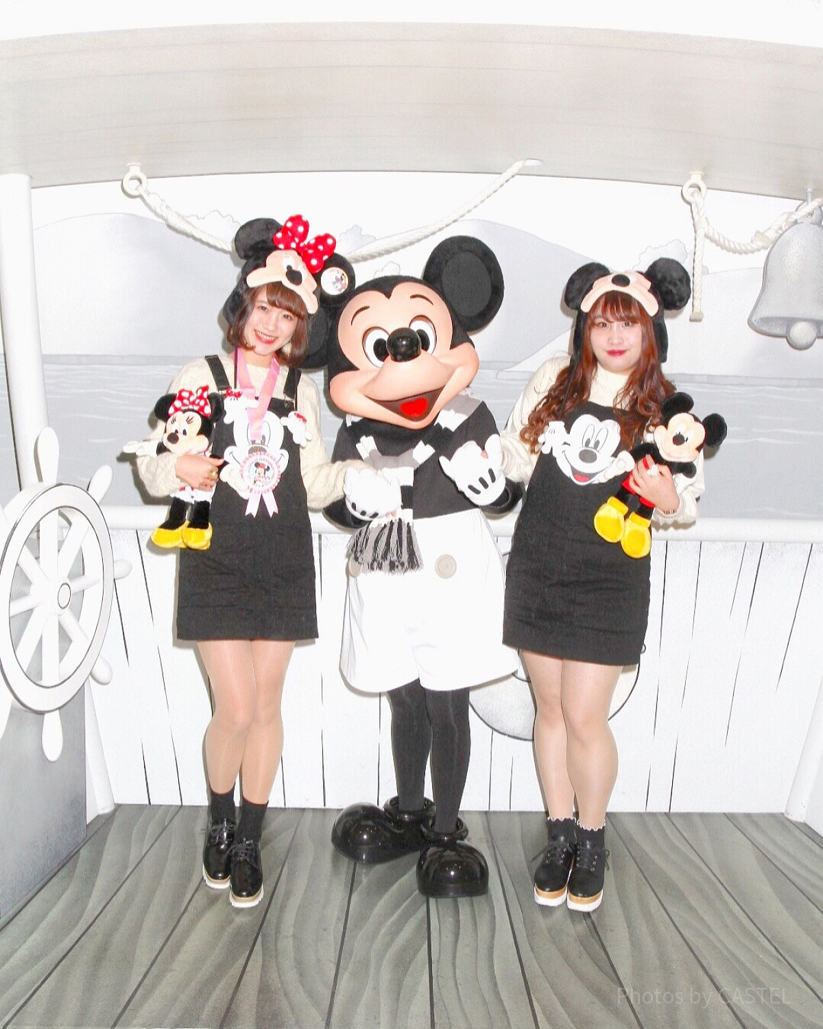 ディズニーランド ミニーファンキャップ