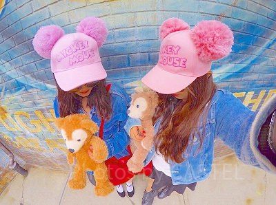 ディズニー ♡ ポンポンキャップ ディズニーリゾート ディズニーランド
