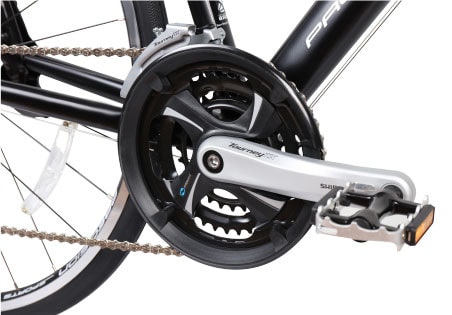 手渡し限定】Precision クロスバイク Sports ブラック ポンプ付 手渡し