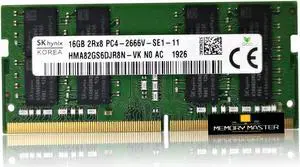 SK Hynix HMA82GS6CJR8N-VK 16GB 2RX8 DDR4 PC4-2666V for Laptop