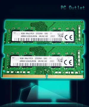 SK Hynix 16GB(2X8GB) DDR4-21300 SODIMM PC4-2666V-SA1-11 Laptop RAM