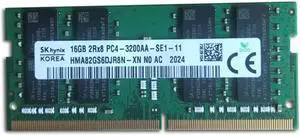 SK Hynix HMA82GS6CJR8N-VK 16GB 2RX8 DDR4 PC4-2666V for Laptop