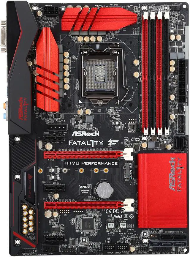 ASRock H170 Performance LGA 1151 ATX Intel Motherboard - Newegg.com