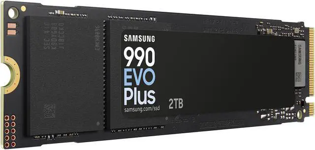 SAMSUNG 990 EVO PLUS SSD 2TB, PCIe Gen 4x4 | Gen 5x2 M.2 2280