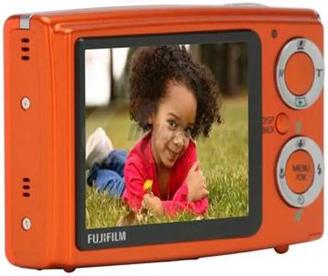 FUJIFILM FinePix Z10fd Orange 7.24 MP Digital Camera - Newegg.com
