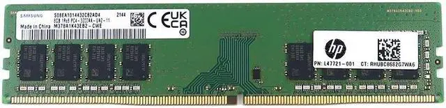M378A1K43EB2 Samsung 8GB DDR4 PC4-25600 3200MHZ 288-PIN CL22 Dimm