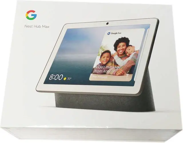 Google Nest GA00639US Hub Max with Google Assistant- Charcoal