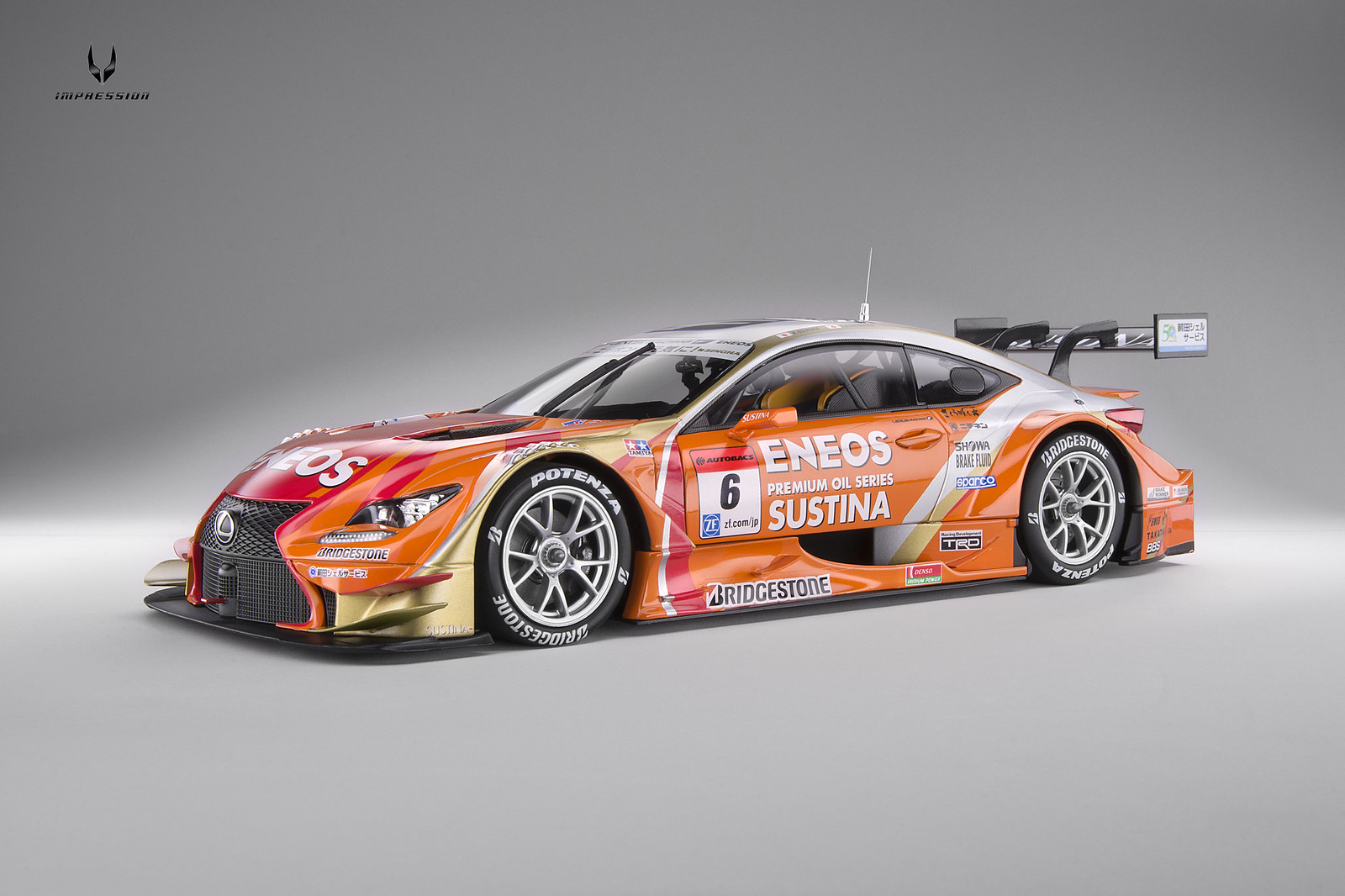 EBBRO 1/18 LEXUS RC F SUPER GT #6 ENEOS