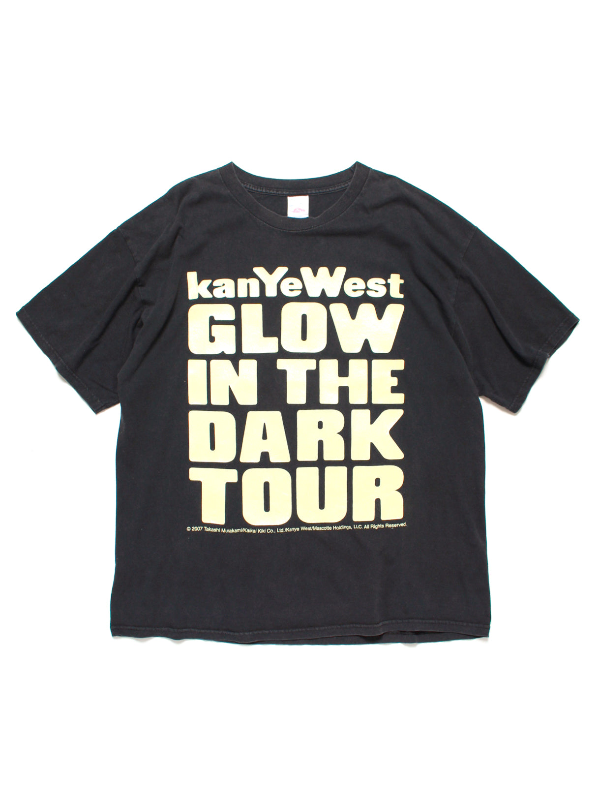 KANYE WEST - TAKASHI MURAKAMI GLOW IN THE DARK TOUR TEE '07 – C30