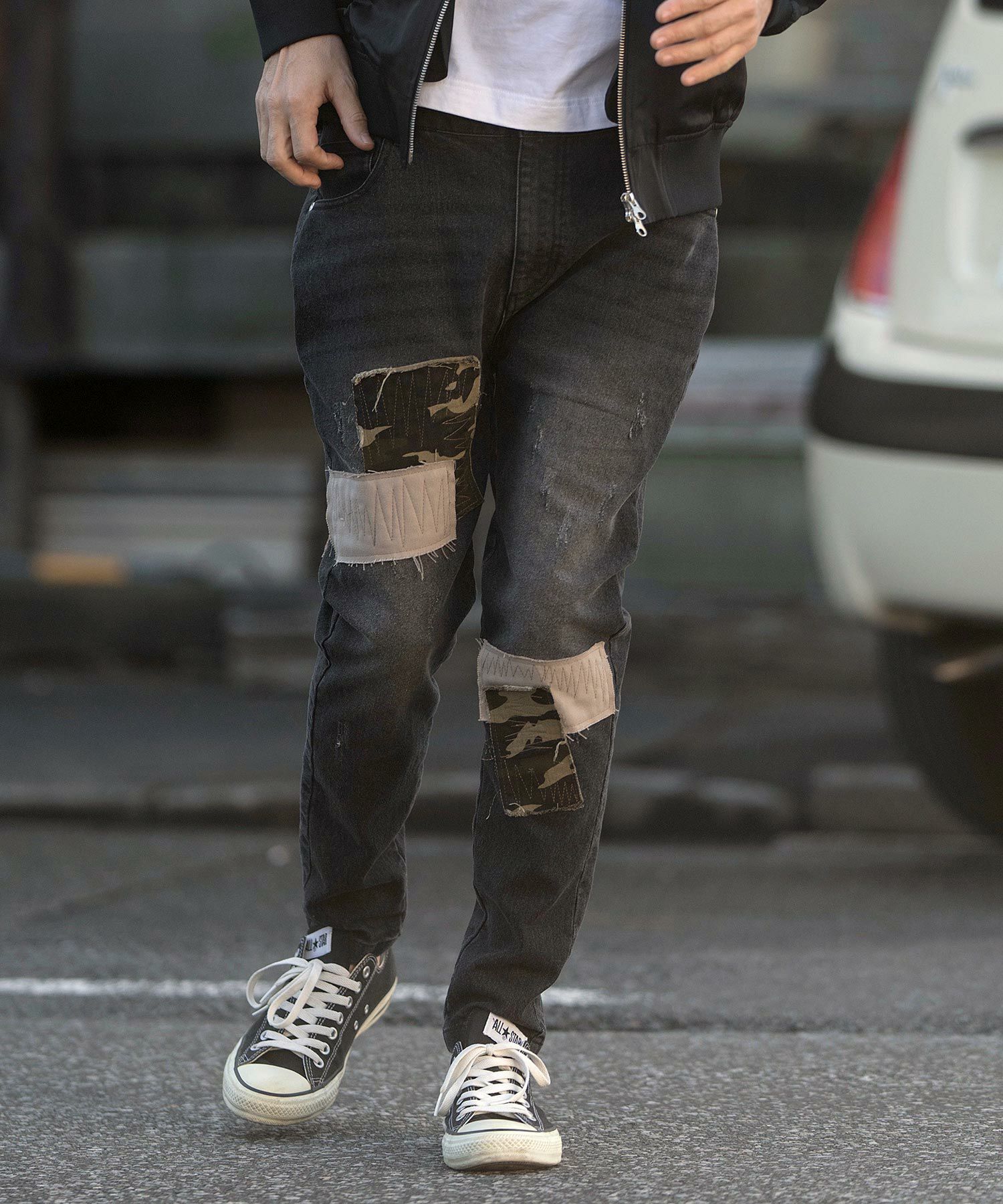 30%OFF【CAMBIO(カンビオ)】11oz Chemical Wash Stretch Denim Pants