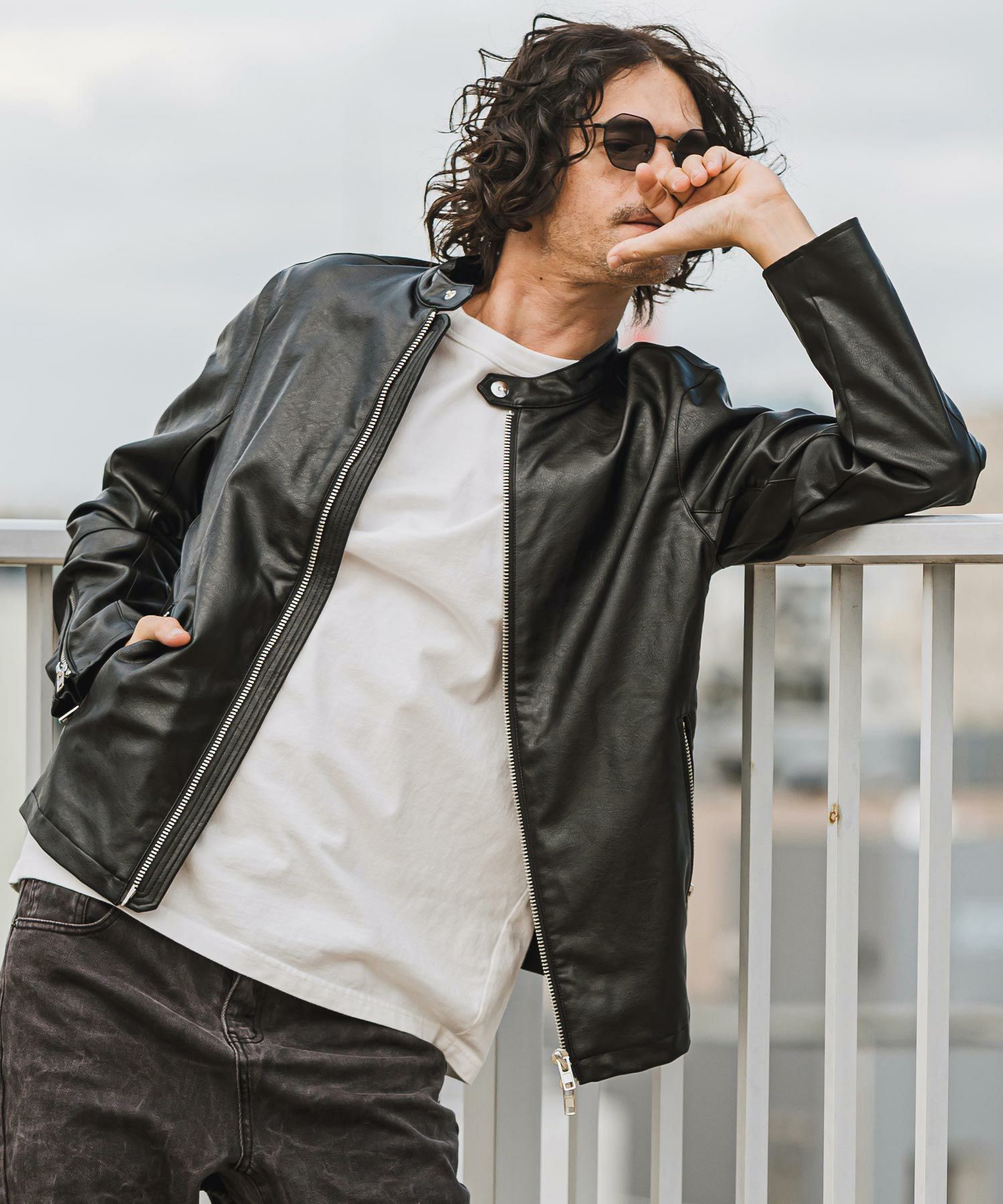 AKM ストア ブラックレザージャケット ラムレザー 楽天市場】AKM