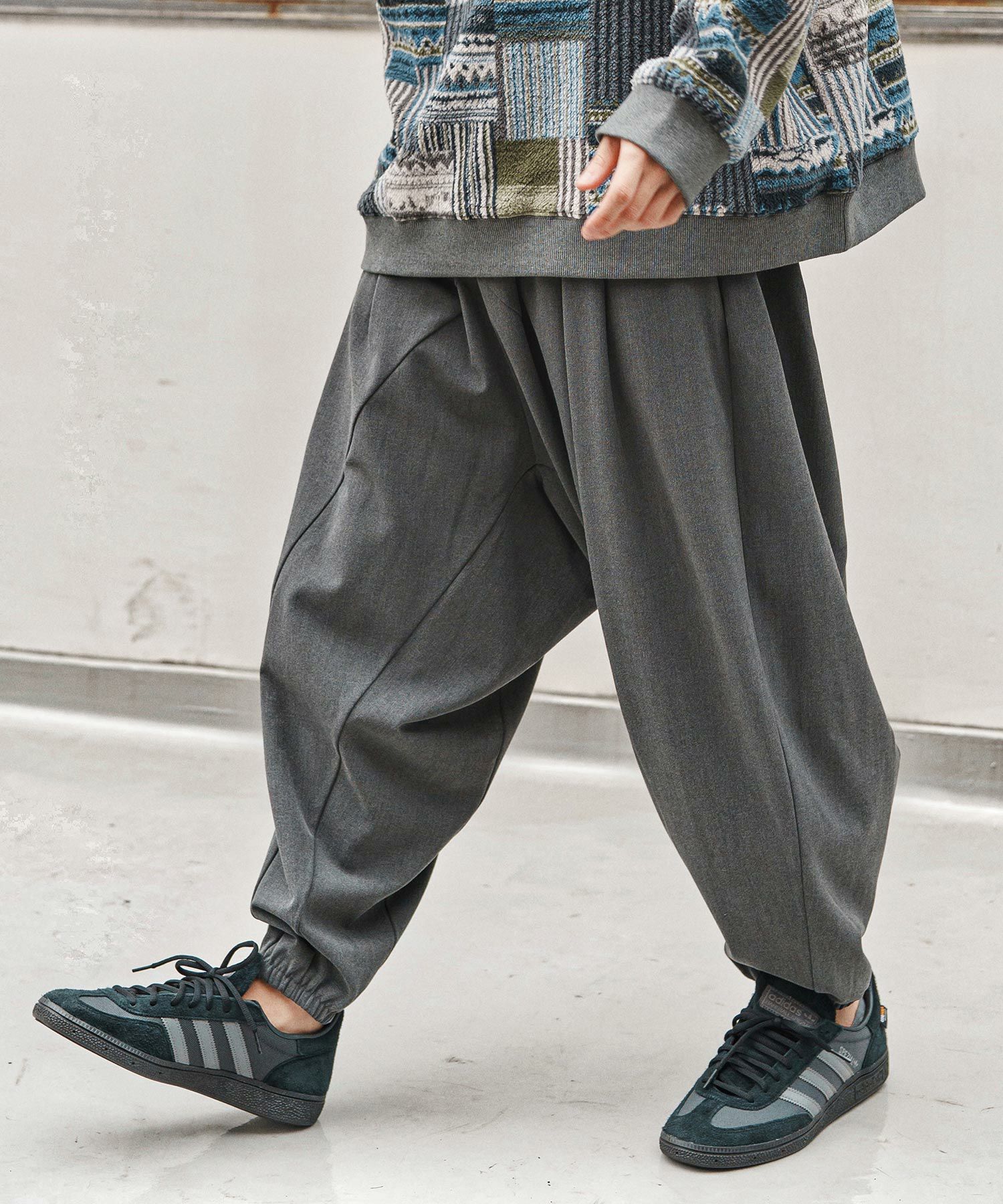 CAMBIO(カンビオ)】Slacks Fabric Sarrouel Pants サルエルパンツ