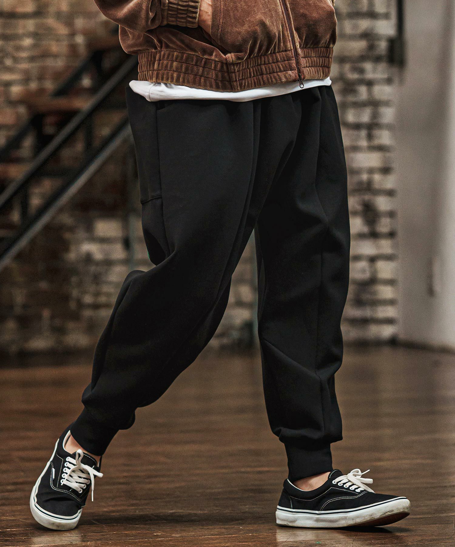 LGBサルエルパンツ 焦茶色 サイズ29 LGBサルエルパンツ 焦茶色 サイズ29