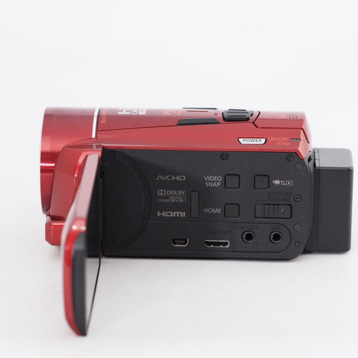 Canon デジタルビデオカメラ iVIS HF R52 レッド 光学32倍ズーム
