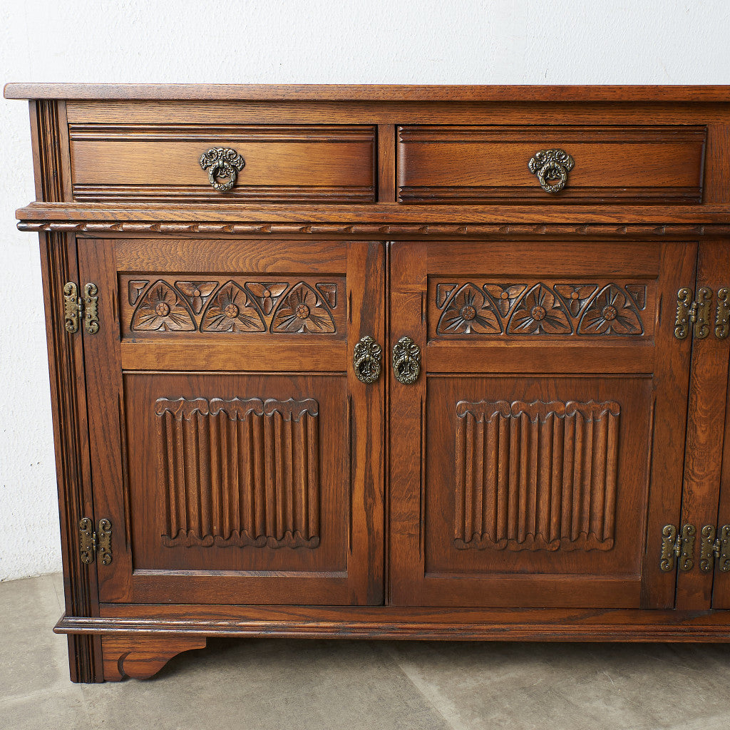 67437][WOOD BROS]Old Charm Sideboard – camori ヴィンテージ家具